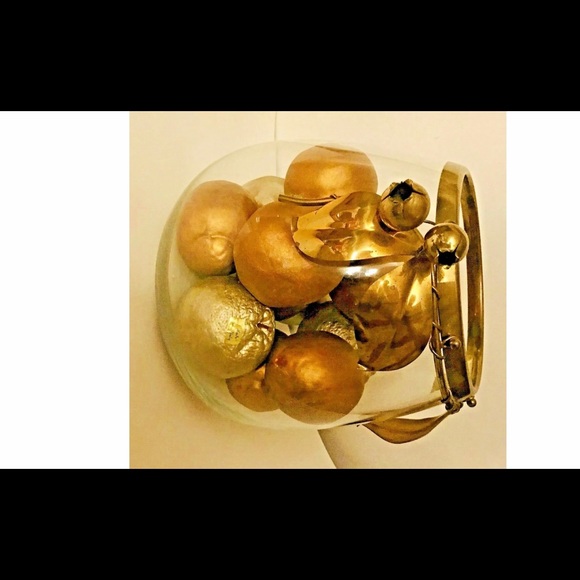 New Italian Glass Lemon Gold Hand Blown Italy - Picture 8 of 16